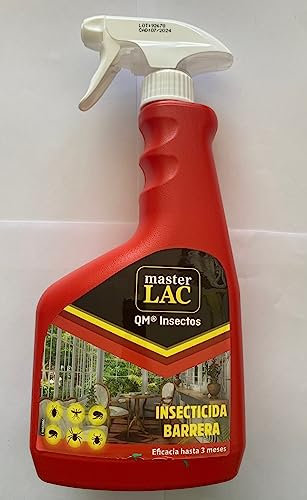 MASTERLAC - Insecticida Barrera de Insectos - 750 ml - Elimina Todo Tipo de Insectos del Hogar - Eficacia Total durante 3 Meses - Elimina y Evita Nuevas Infestaciones - Fácil de Usar - Secado Rápido