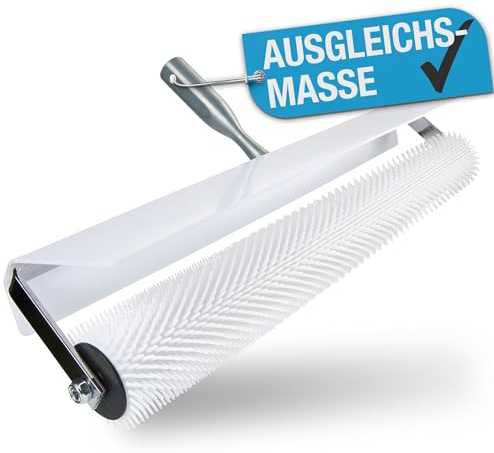 TOOLCORE® Stachelwalze Ausgleichsmasse 50cm [EXTRA SPRITZSCHUTZ] mit 11mm Stacheln in Profi Qualität | Entlüftungswalze | Entlüftungsroller | Igelwalze | Nagelwalze zum Entlüften