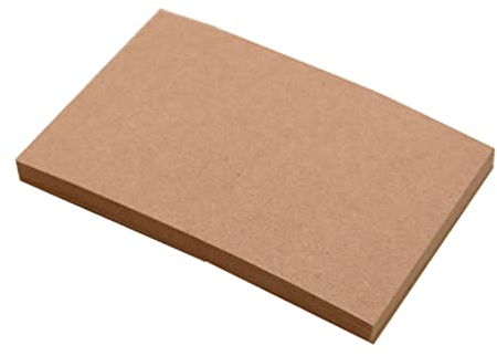 SEvso Postkarte Geburtstag 20 Blätter/Charge leerer Postkarten DIY. Weißes schwarzes Kraftpapier-Karten-einfache Scrapbook-Graffiti-Student-Gruß-Karte Postkarte Weihnachten (Size : Khaki)