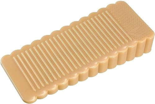 Türkeil, Türstopper, Gummi-Türstopper, Sicherheits-Türstopper, Keil, Boden, rutschfest, Türstopper, Schloss, Orange, 2 Stück Puffer (Orange)