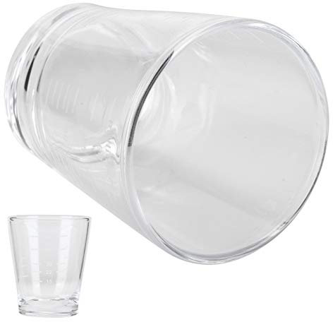 Taza de café de 80ml, Báscula, Vaso Medidor de Leche, Oficina en Casa, Cafetería Transparente