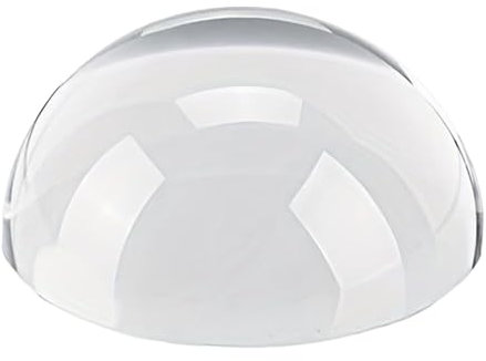 rockible Acrylic Dome Magnification Easy Reading Magnifying Glass Dome Multipurpose Tabletop Paperweight for Home Photography, 8 cm