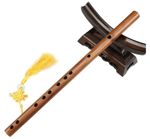 Flûte traversière en bambou pour débutant instrument de musique Flûte en bambou pour débutants(D key)