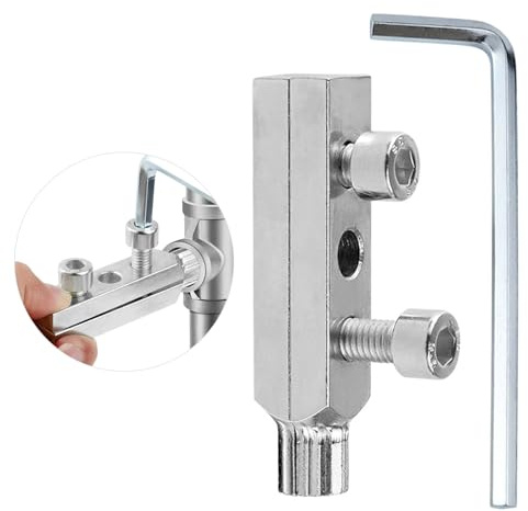 XoeLLe Extractor de Tornillos Rotos de 1/2 y 3/4, Herramienta de Extracción y Reparación, Llave Multiusos para Fregadero Grifo de Agua, Removedor de Pernos Dañados Tuberías Rotas Herramientas