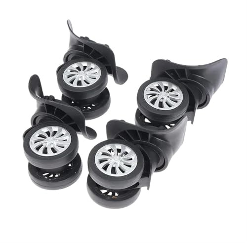 Universal Kofferrollen 2/4 stück Trolley Gepäck Rad Universal Reise Koffer Teile Zubehör Qualität Gummi Ersatz(2pcs Luggage Wheel)
