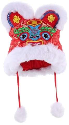 GALPADA Chapeau De Tigre Chinois Chapeau De Fête Anniversaire Chaud Hiver pour Garçon Fille Accessoire De Déguisement