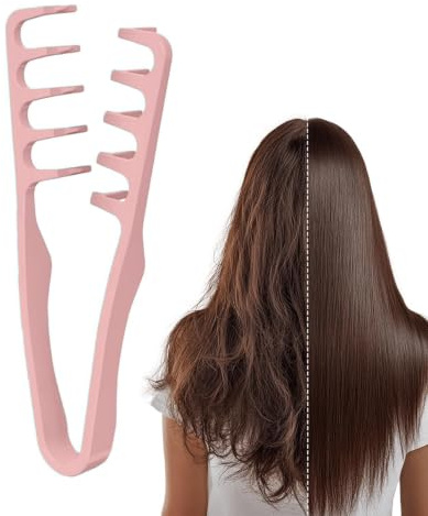 Peine Texturizante, Peine Para Dar Volumen Al Pelo Hombre, PeineDe Textura | Peine De Dientes Anchos, Herramienta Volumen, Para Cabello Rizado Liso, Todo Tipo Cabello