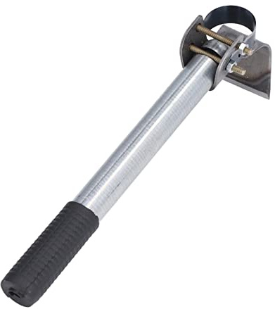 Cryfokt Langlebiger Handjäter, Rindenbeseitiger, Unkrautschaufel, Eisenschaber, Gartengeräte – Silber + Schwarz