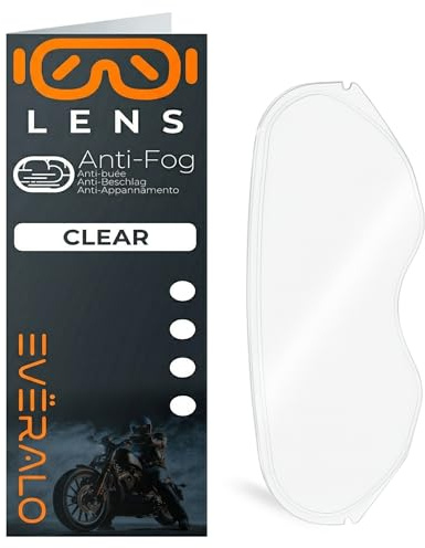 Everalo Pinlock Compatibile con Visiera Shoei CNS 2 - Hornet Adv - Lente Anti appannamento DKS302