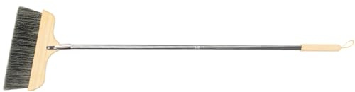 Alipis Balai à Poils Long Manche Bois et Brosse Douce Anti-Statique pour Nettoyage Sols Intérieurs et Cuisine Balai Planchette Ergonomique avec Suspension Pratique