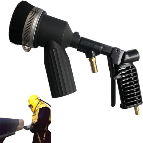 28 Gallon Vacuum Sandblaster with Ceramic Nozzle for Hardware Electronics Rust Removal