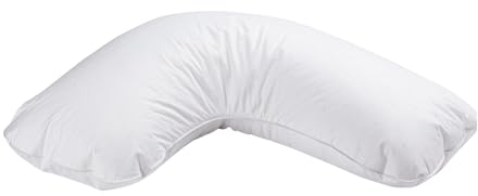 FOSSFLAKES Nordic Sleep, Seitenschläfer Kissen - Seitenschläferkissen für Komfort und Zusätzliche Unterstützung (76 x 66 x 35 cm)