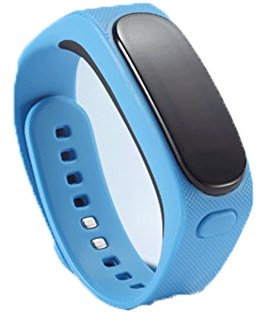 Genovation fitness tracker, Touch Screen Bluetooth Smart bracciale, Smart Wristband con cardiofrequenzimetro, contapassi, GPS Tracker, impermeabile per Android iOS, White