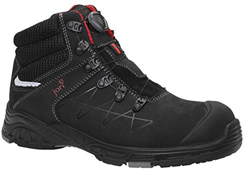 JORI JO MAX Boa Mid S3 - Zapatillas de Seguridad para Hombre y Mujer, Ligeras, con Puntera de plástico, Talla 44