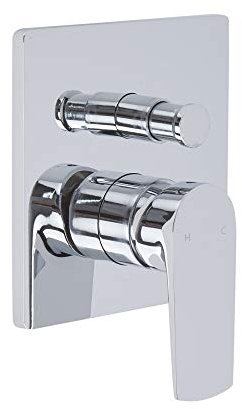 Milano Hunston 2 Outlet Manual Mixer Shower Valve - Chrome