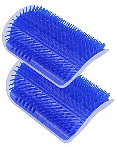 Katzenbürste 2er Pack Wand Eckbürste Für Katze, Silikonmaterial Katzen Selbstpflegende Ecke Groomer Pet Supplies, Geeignet Für Den Innenbereich