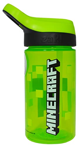 Minecraft Creeper Atlantic - Borraccia per bambini, bambine e adulti, per scuola, ufficio e lavoro, multiuso, 450 ml