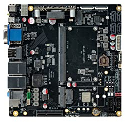 youyeetoo ITX-3588J Rockchip RK3588 8K AI Mini-ITX Carte mère HDMI2.1 DP1.4 WiFi 6 Onboard DC POE Power Support Android 12 Ubuntu Debian 11 (8 Go de RAM + 64 Go EMMC Version)