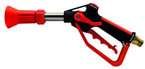Lancia turbo pistola irrorazione regolabile ad alta pressione con sistema di blocco e selettore di regolazione dello spruzzo e ugello 1,5 mm per pompa irrorazione e diserbo MADE IN ITALY
