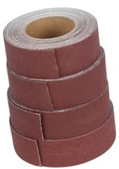 DOITOOL Nastro Abrasivo Opaco Secco Di Tela Smeriglio in Scatola Carta Abrasiva Per Vetro e Metallo Per Tornitura Del Legno Adatto Per Riparazione Mobili e Rifinitura Di Oggetti Arrotondat