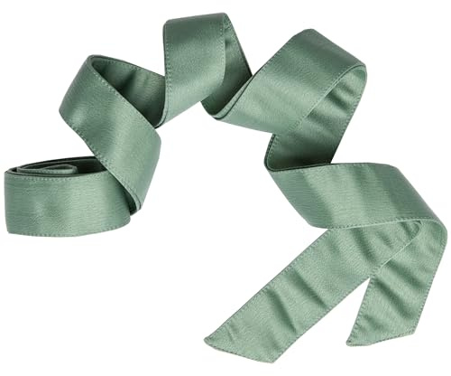 Maya Deluxe Damen Womens Sash Belt Ladies Satin Sash Waist Tie Ribbon Bow Accessory for Bridesmaids Bridal Wedding Prom Evening Occasion Gürtel, Deep Mint, L-XL