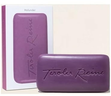 Seife +++ Tiroler Reine Holunder +++ mit dem Duft der Alpen +++ mit Sheabutter +++ 100 g Stück +++ EUR 89,00/kg