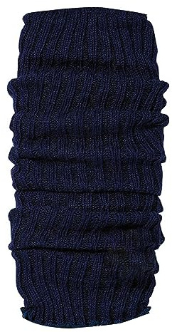 Stulpen Damen Beinwärmer Leg Warmers Damen Beinstulpen Knie Hoch Stulpen Gestrickte Leg Warmers Warme Winter Beinstulpen Frauen Warm Bequem Langer Beinwärmer für Winterwärmer (02-Dark Blue, One Size)