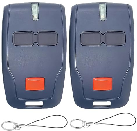 2 Stück Control Remoto Puerta de Garaje para Mitto 2 B RCB, 433 MHz 2 Canales 2 Botones bip Puerta Universal Control Remoto reemplazo Puerta de Garaje para Rolling Mitto 2 Kleio Ghibli TRC 2