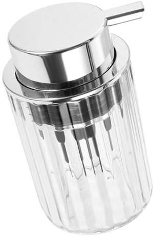 Homoyoyo Botella De Espuma Limpiadora Facial 300ml Dispensador Portátil Bomba Generador De Burbujas para Jabón De Manos Limpiador Facial y Loción Color Transparente