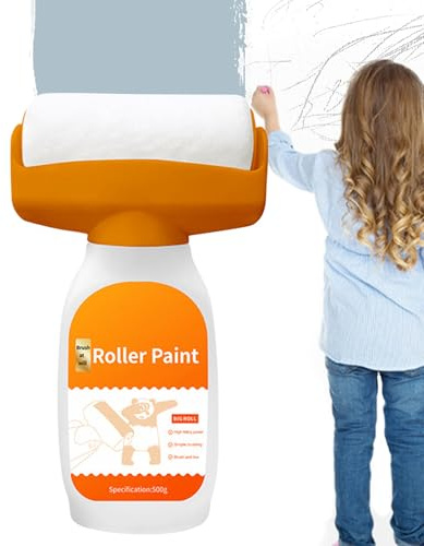 500g Portable Wall Paint Roller - Repair Accessories for Furniture Doors Cabinets Wood Cabinets and Surfaces Interior Exterior for Living Room Bedroom Kitchen Bathroom