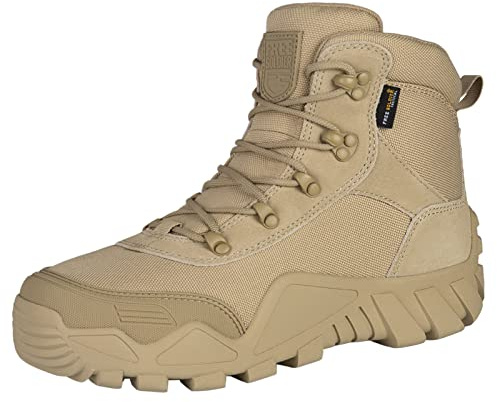 FREE SOLDIER Bequeme leichte Stiefel Herren Wanderstiefel Outdoor Boots Männer Wanderschuhe zum Trekking, Arbeiten, Training