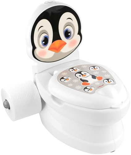 Kids Potty Training Toilet Seat | Toilet Potty with Flush Sound & Light | Portable Easy Clean Removable Pot & Seat | Toddler Potty Toilet | Educational Toddler Travel Essentials | One Size