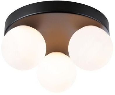 Paulmann 71069 Deckenleuchte Selection Bathroom Gove IP44 G9 230V max. 3x20W dimmbar Schwarz matt, Satin Badleuchte - ohne Leuchtmittel