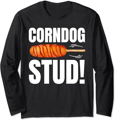 Divertente salsiccia in pastella di mais e farina di ma Maglia a Manica