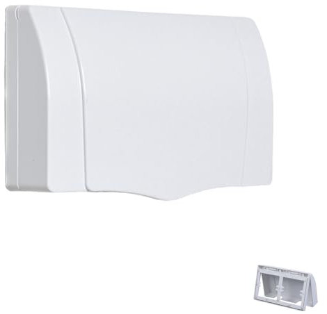 1 Pcs Plug Socket Covers UK, Socket Covers Plug Covers for Sockets UK Universal Plug Socket Cover, Plug Socket Covers Switch Protector Box for Home Safety Baby Pet Safety Plug Covers (White)