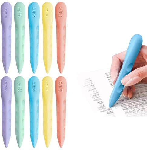 Set di 10 Gomme Multicolore per Cancellare, Gomme Divertenti e Creative in TPR di Alta Qualità, Ideali per Bambini, Scuola e Ufficio, Design Ergonomico e Non Tossico
