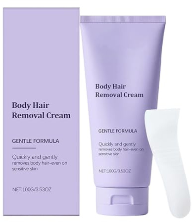 EIHI Body Hair Removal Cream,Crema Depilatoria mujer y Protectora de la Piel,Apta para Brazos y Piernas,Depilación Suave,Suavidad Duradera,Apto para Pieles Normales