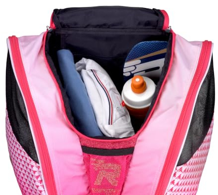 Risport L'Estel Skates Rucksack für Schlittschuhe, Form Isosceles, 33 x 33 x 40 cm, Rosa