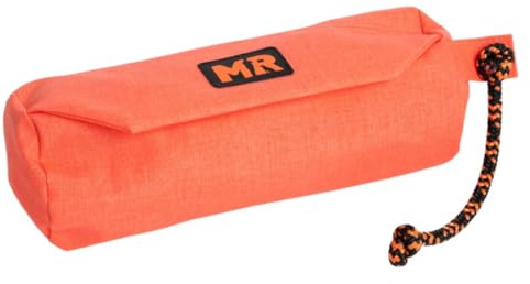 Martin Rütter – Futterbeutel Dummy Koralle M – Futterdummy Hund wasserabweisend & waschbar, mit Reißverschluss & Wurfschnur – Apportierbeutel für Hundetraining – Für Trocken- & Nassfutter, Leckerlis