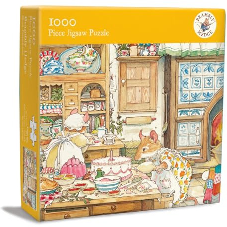 Museums & Galleries Puzzle de haie de Brambly – Casse-tête de 1000 pièces pour adultes – Belle scène illustrée de livre d'histoires – Cadeau pour les amateurs de nature et de livres