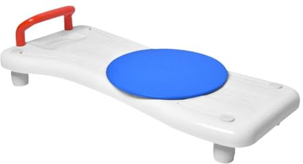 LOVIVER Suspended Bath Seat,Portable Shower Bench,Adjustable Bathtub Seat Panel, Bathtub Shower Board for Sitting,for