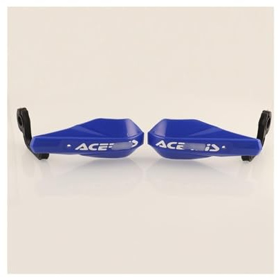 Motorrad Lenker,Enduro Lenker,Motorradlenker Motorrad Motocross Griff Bar Pinsel Hand Wächter Handschutz Schutzschutz Rennspitze Bike Street(Blue)
