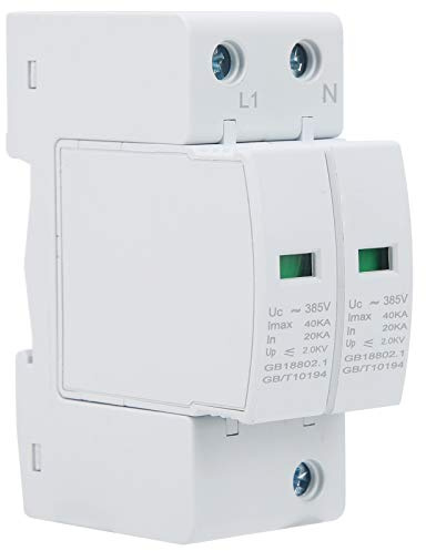 Protection Device Casa, Modulo Anti - fulmine 2P 40kA, Installazione su Binario DIN - Protezione Efficace, Design Plug - in, Per Impianti Elettrici Domestici