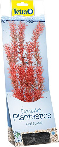 Tetra 270657 DecoArt Plant Foxtail Red, künstliche Aquariumpflanze, echt aussehende Unterwasserpflanze, größe, L, rot