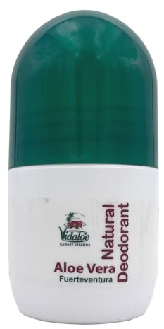Vidaloe Natural Deodorant (80% Aloe-Vera-Saft) mit Kokosöl 50 ml