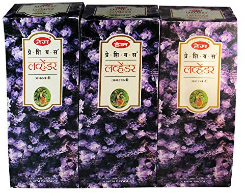 Saum Precious Lavendel Bulk 360 Sticks Räucherstäbchen, 3 Boxen (360 Sticks Bulk Pro Bestellung)