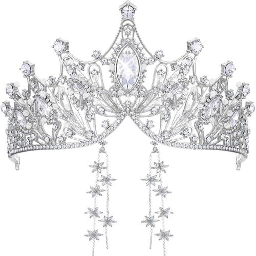 Tiara Kristallkrone für Bridal, Prinzessin Diadem Hochzeit Tiara Crown für Hochzeit Abschlussbälle Proms Festzüge Parties Geburtstag