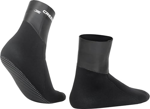 Cressi Sarago Socks (3 or 5mm) - Neopren Thermoschuhe 3 or 5mm, für Erwachsene Unisex
