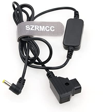 SZRMCC D-Tap auf DC 8,4 V Stromkabel für Canon C100 mk2 Kamera mit D-tap 14,8 V Konver auf DC 8,4 V (rechtwinkliger DC)