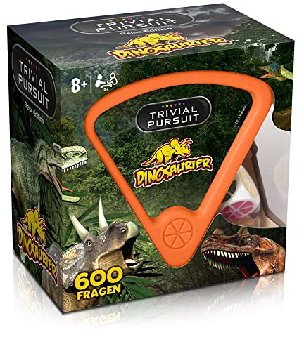 Winning Moves Trivial Pursuit Dinosaurier Edition - Quizspiel für Dinosaurier Fans - Quiz Partyspiele - Trivia Fanartikel - 2+ Spieler ab 8+ Jahren - Deutsch